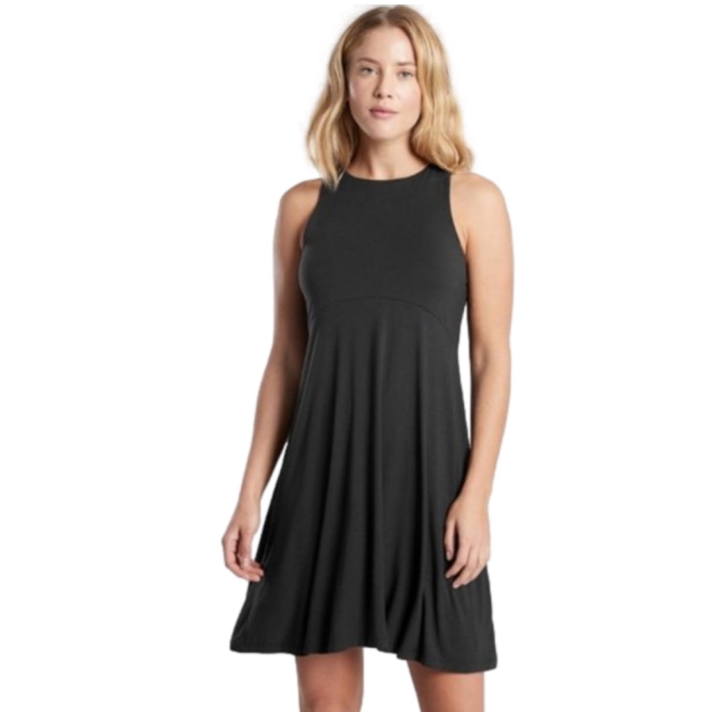 Athleta Santorini Thera Dress/Black Xs